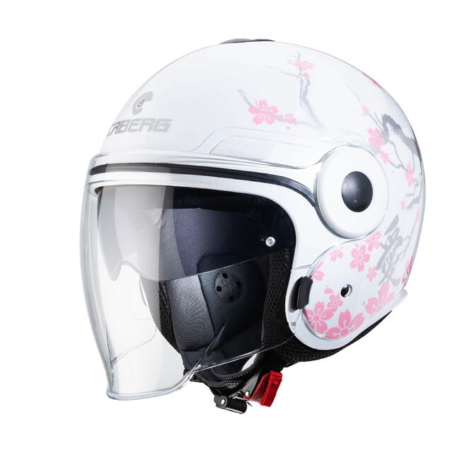 Caberg Caschi Jet Bianco/rosa Unisex