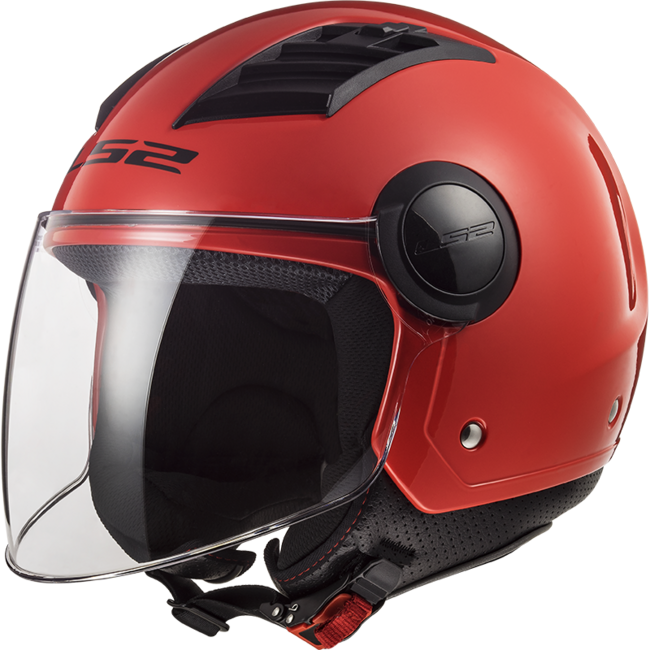 Casco Jet Ls2 Of562 Airflow Rosso