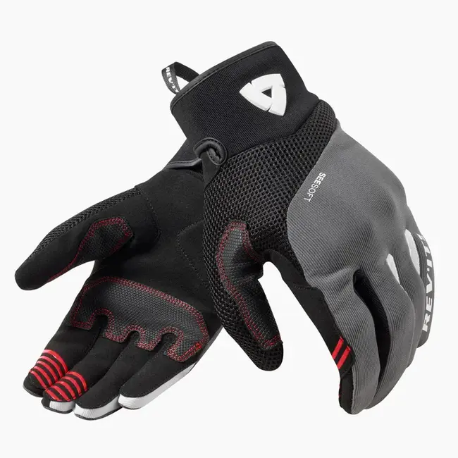 Revit Guanti Da Moto Nero/grigio Uomo