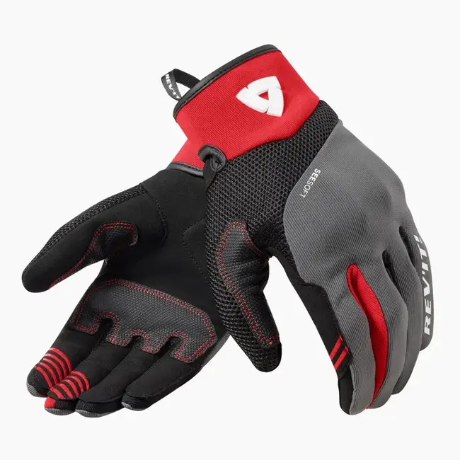 Revit Guanti Da Moto Nero/rosso Uomo
