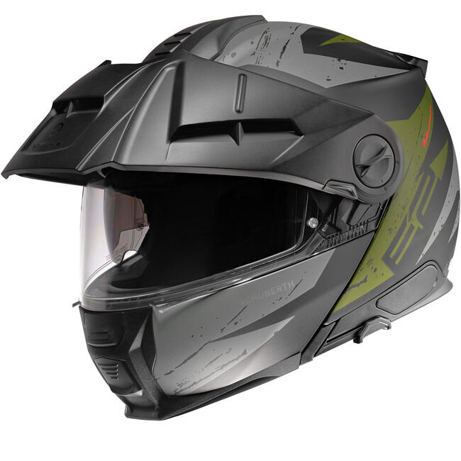 Casco E2 Explorer Green  Nuova Omologazione Ece 22-06 Schuberth