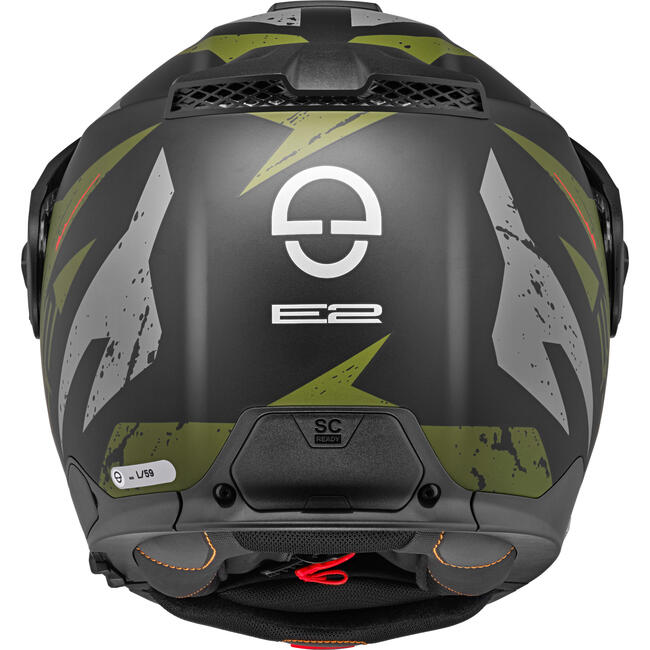 Casco E2 Explorer Green Nuova Omologazione Ece 22-06 Schuberth