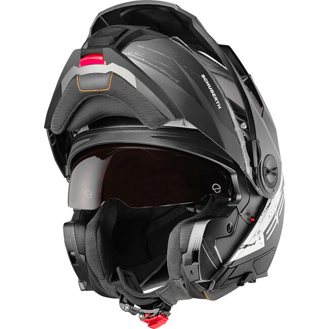 Casco E2 Explorer Anthracite Nuova Omologazione Ece 22-06 Schuberth