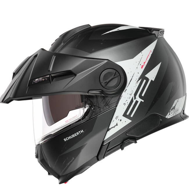 Casco E2 Explorer Anthracite Nuova Omologazione Ece 22-06 Schuberth