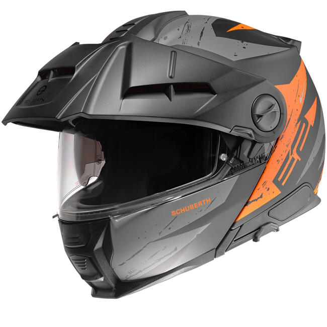 Casco E2 Explorer Orange  Nuova Omologazione Ece 22-06 Schuberth Arancio