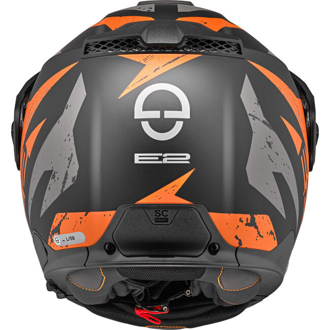 Casco E2 Explorer Orange  Nuova Omologazione Ece 22-06 Schuberth