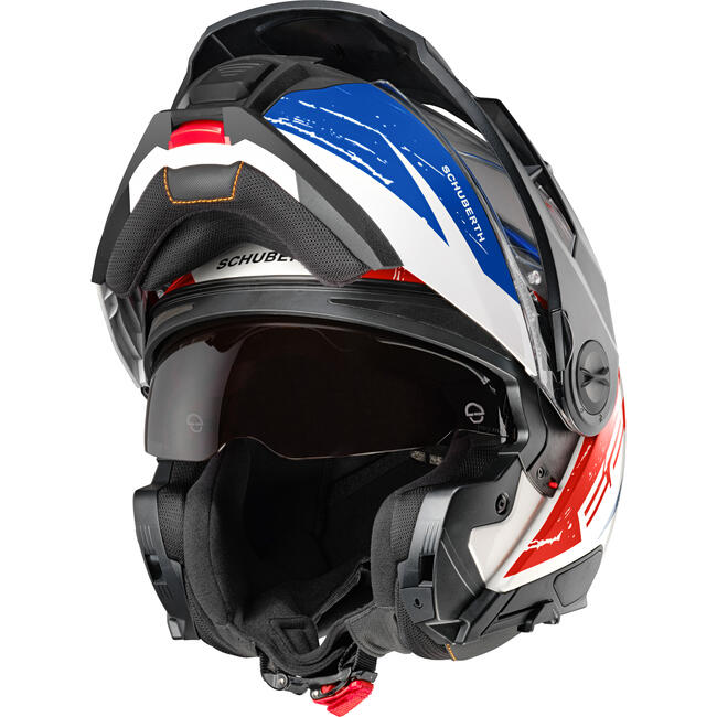 Casco E2 Explorer Blue Nuova Omologazione Ece 22-06 Schuberth