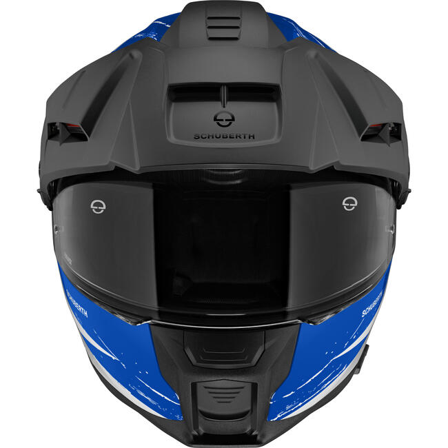 Casco E2 Explorer Blue  Nuova Omologazione Ece 22-06 Schuberth