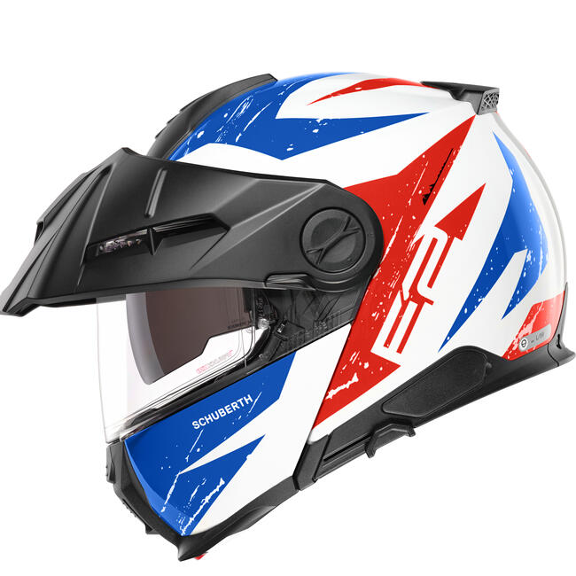 Casco E2 Explorer Blue Nuova Omologazione Ece 22-06 Schuberth