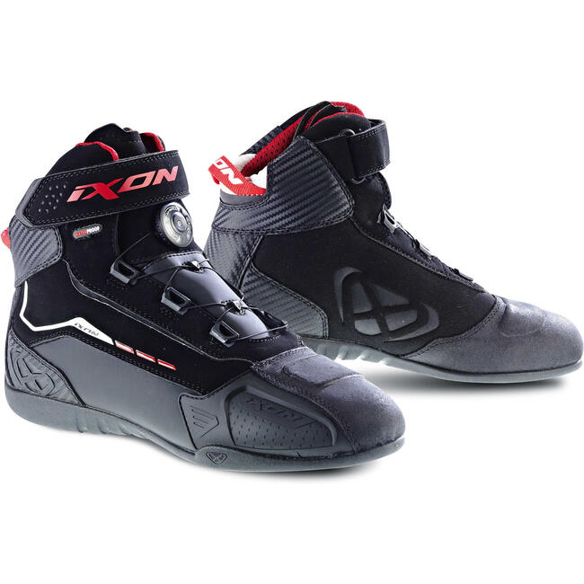 Ixon Scarpe Da Moto Nero/rosso