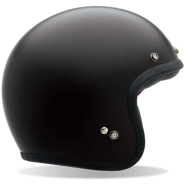 Casco Jet Custom 500 Matte Black Bell Nero