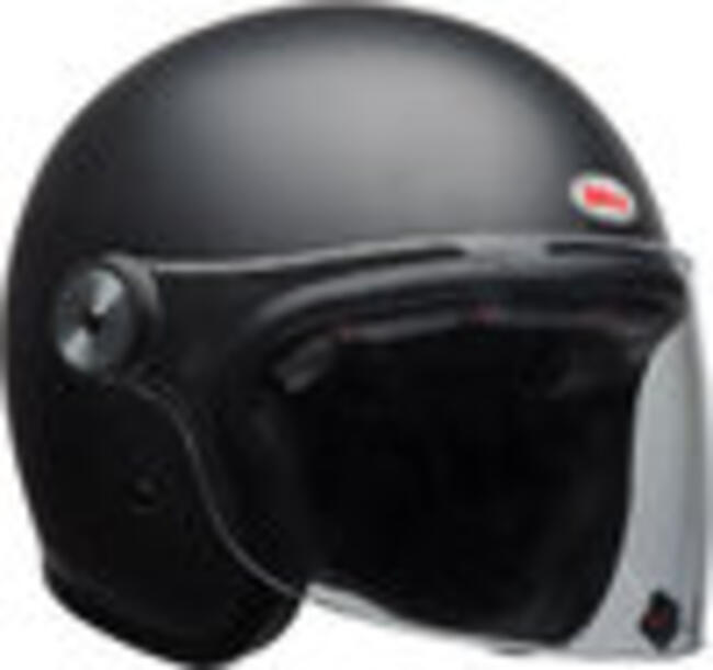 Casco Jet Riot Solid Matte Black Bell