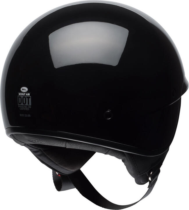 Casco Jet Scout Air Gloss Black Bell