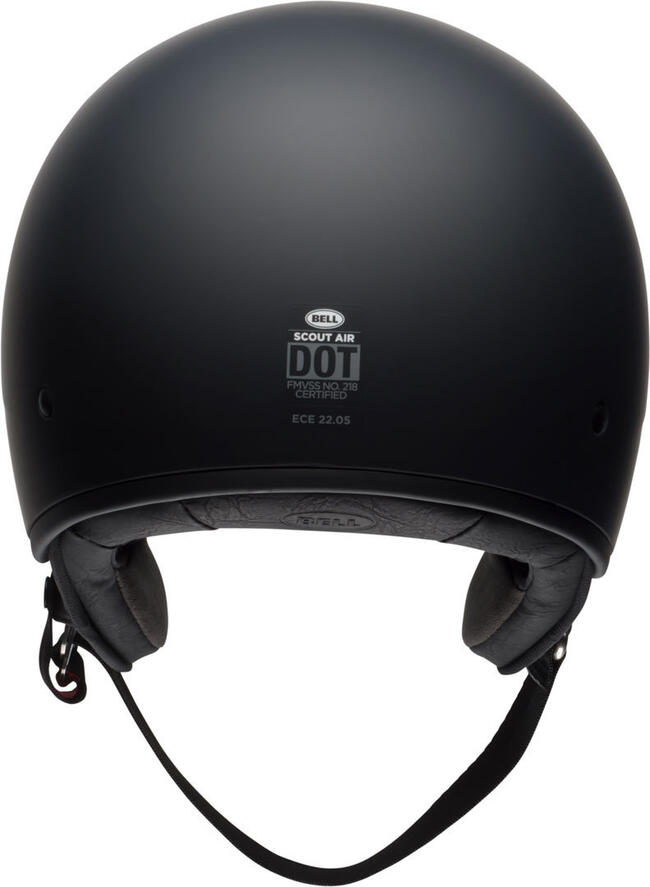 Casco Jet Scout Air Matte Black Bell