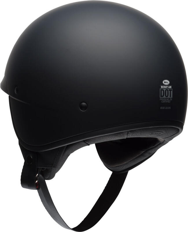 Casco Jet Scout Air Matte Black Bell
