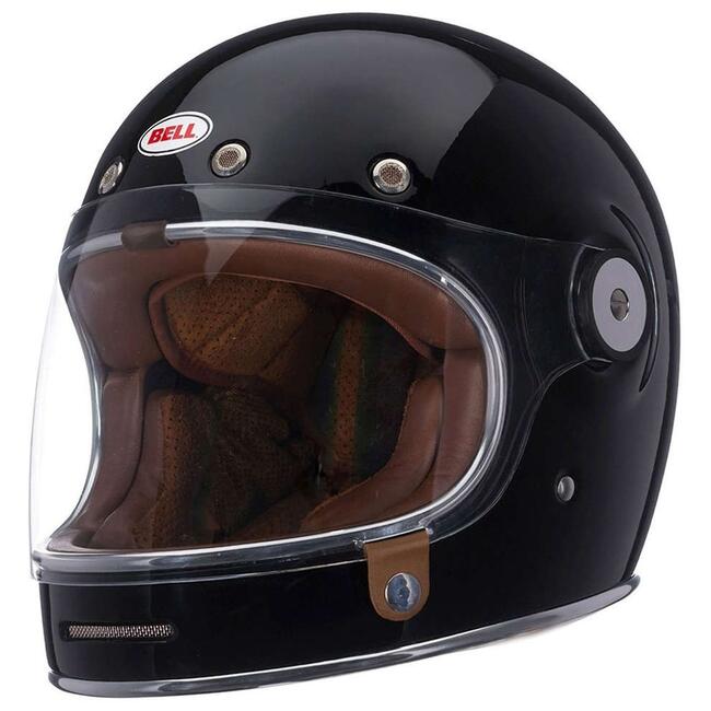 Casco Integrale Bullitt Dlx Gloss Black Bell Nero Lucido