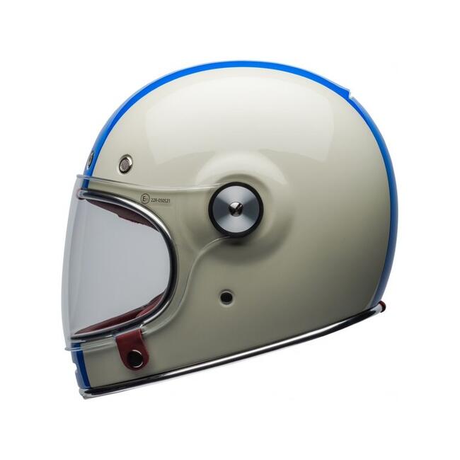 Casco Integrale Bullit Dlx Command Vintage White Red Blue Bell