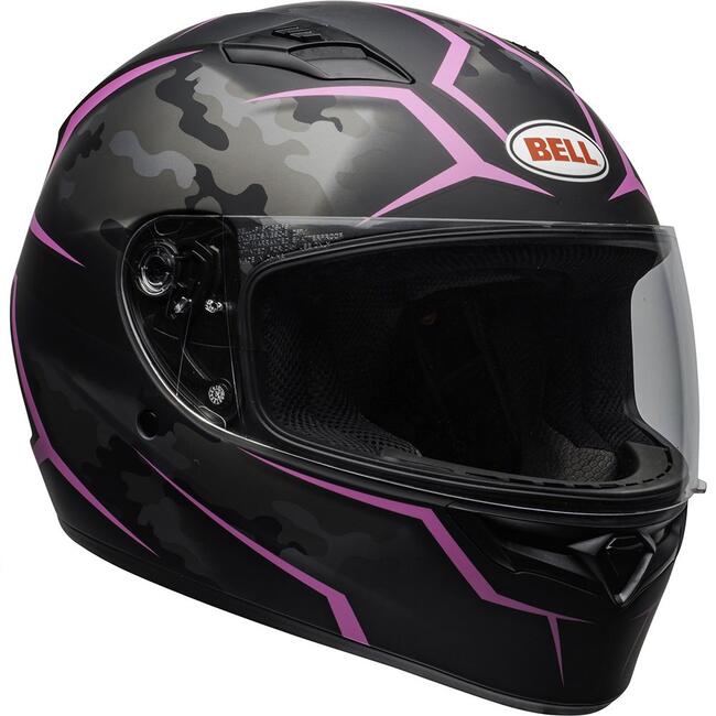 Casco Integrale Qualifier Stealth Camo Matte Black  Pink  Bell