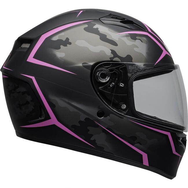 Casco Integrale Qualifier Stealth Camo Matte Black Pink Bell