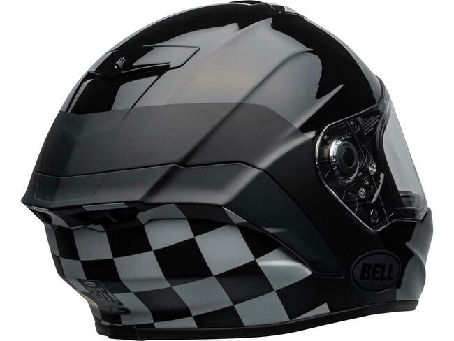 Casco Integrale Star Dlx Mips Lux Checkers Matte Gloss Black White Bell