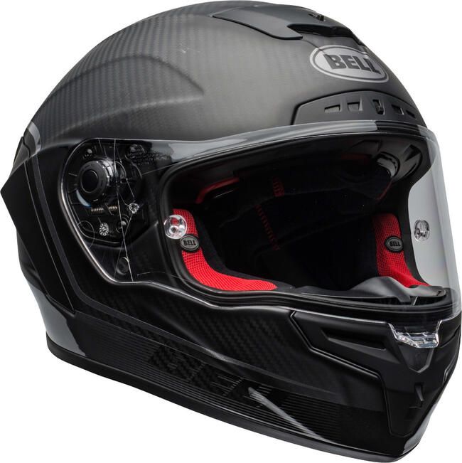 Casco Integrale Race Star Flex Dlx Velocity Matte Gloss Black  Bell