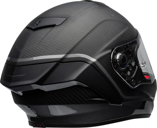 Casco Integrale Race Star Flex Dlx Velocity Matte Gloss Black  Bell