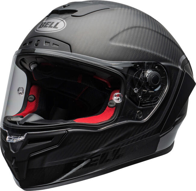 Casco Integrale Race Star Flex Dlx Velocity Matte Gloss Black  Bell