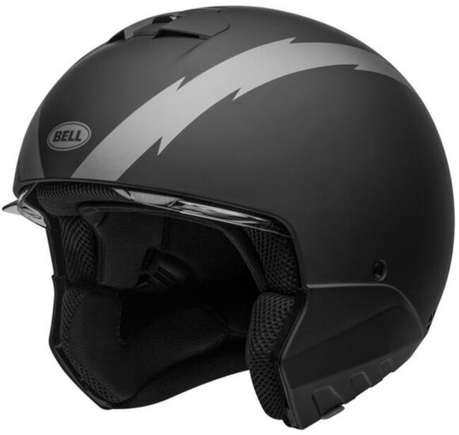 Casco Modulare Broozer Arc Matte Black Gray Bell