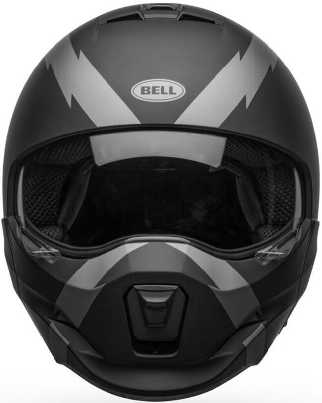 Casco Modulare Broozer Arc Matte Black Gray Bell