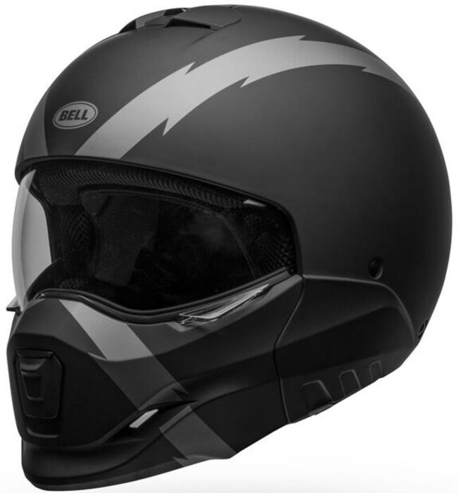 Casco Modulare Broozer Arc Matte Black Gray Bell Nero/grigio