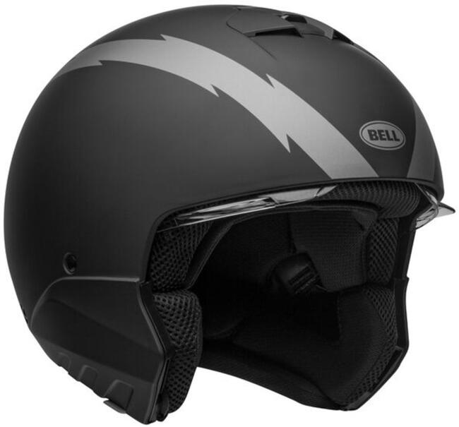 Casco Modulare Broozer Arc Matte Black Gray Bell