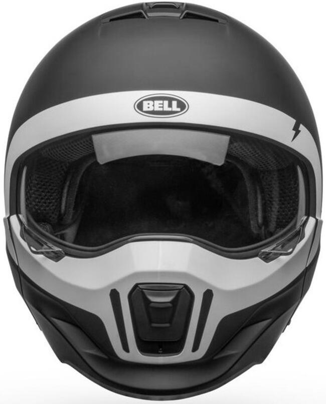 Casco Modulare Broozer Cranium  Matte Black White Bell