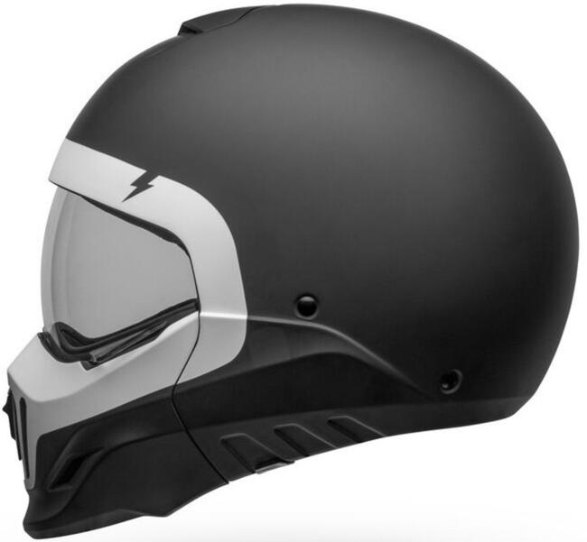 Casco Modulare Broozer Cranium  Matte Black White Bell