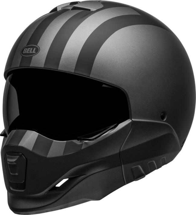 Casco Modulare Broozer Free Ride Matt Gray Black Bell