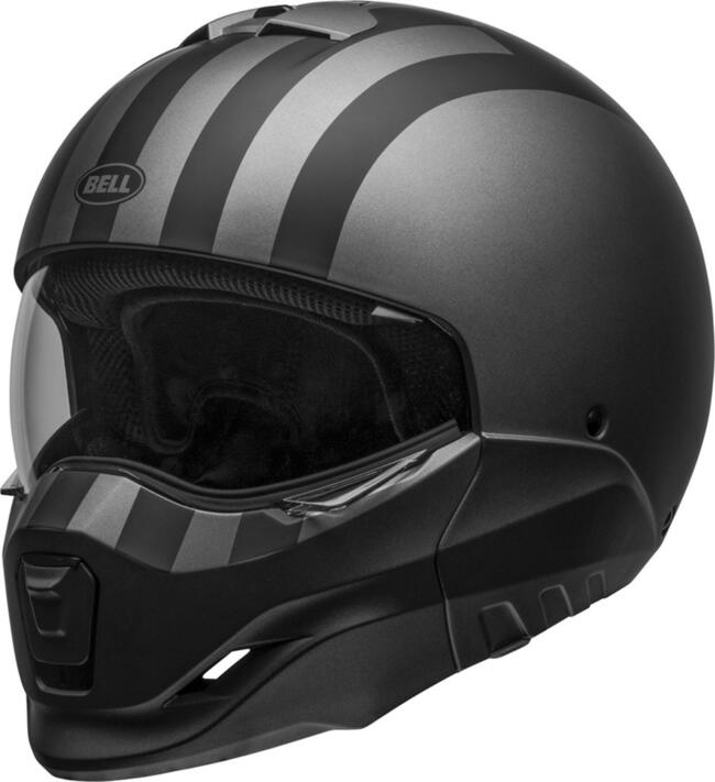 Casco Modulare Broozer Free Ride Matt Gray Black Bell