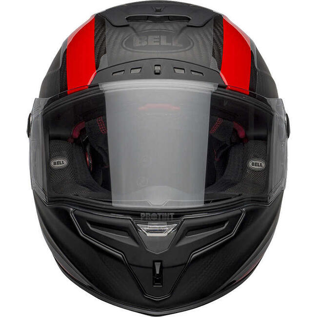 Casco Race Star Flex Dlx Tntrm2 Matte Gloss Black Red Bell
