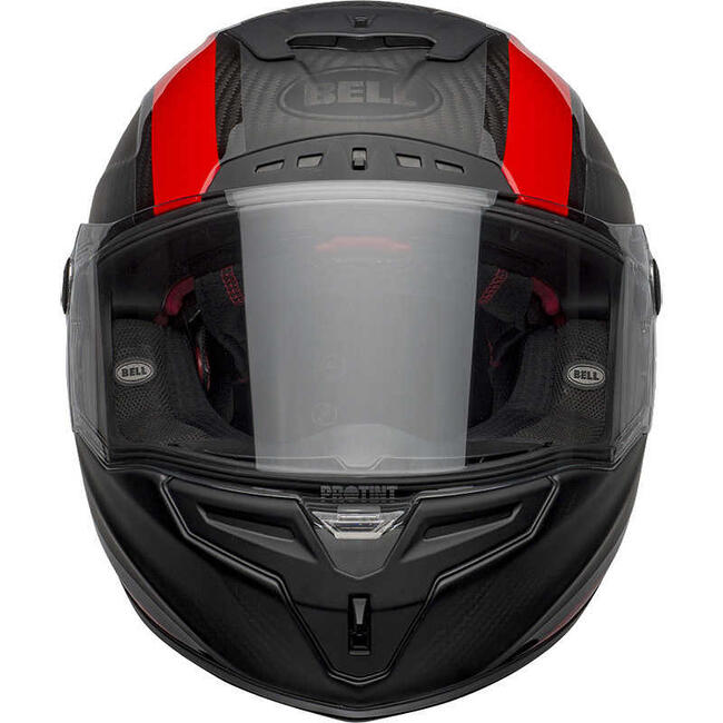 Casco Race Star Flex Dlx  Tntrm2 Matte Gloss Black Red Bell