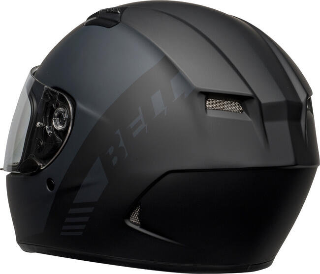 Casco Integrale Qualifier Turnpike Matte Black Gray Bell