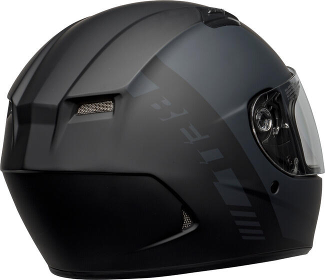 Casco Integrale Qualifier Turnpike Matte Black Gray Bell