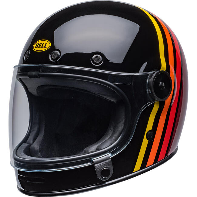 Casco Integrale Bullitt Reverb Gloss Black Red  Bell