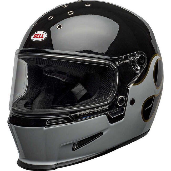 Casco Integrale Ps Eliminator Stockwell Gloss Black White Bell