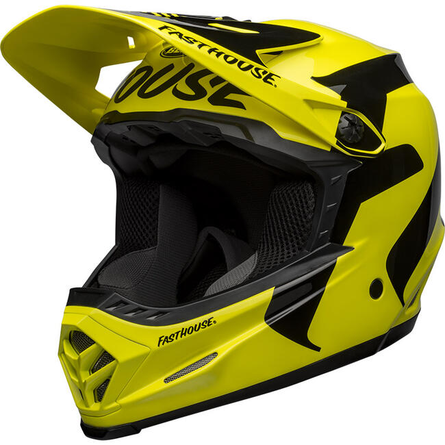 Casco Cross Moto-9 Youth Mips Fasthouse Newhall Gloss Hi-viz Black Bell