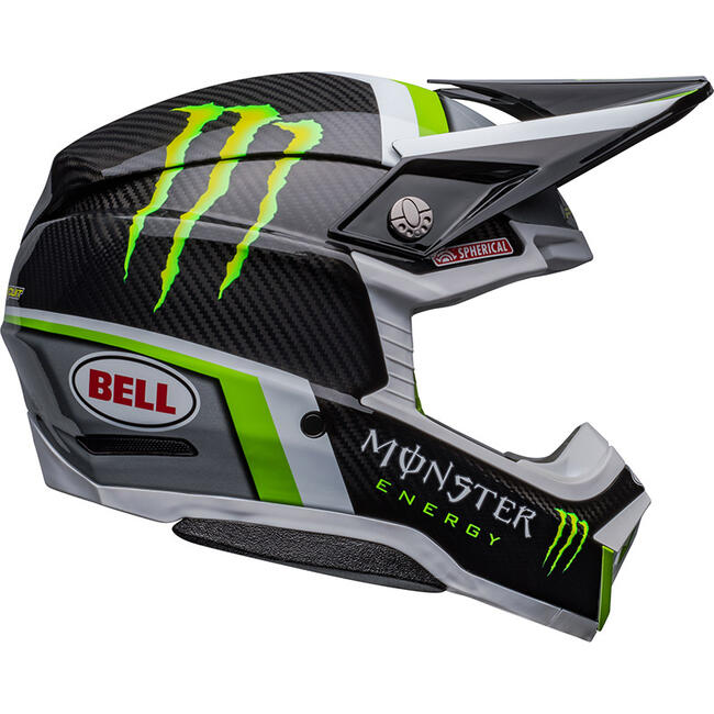 Casco Integrale Moto-10 Spherical Pro Circuit Replica Gloss Black Green