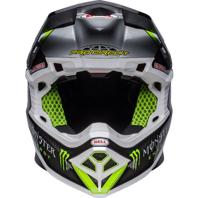 Casco Integrale Moto-10 Spherical Pro Circuit Replica Gloss Black Green