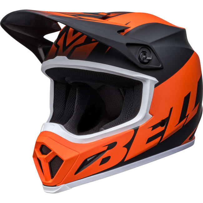 CASCO CROSS MX-9 MIPS DISRUPT MATTE BLACK ORANGE  BELL   FuorigiriWeb 