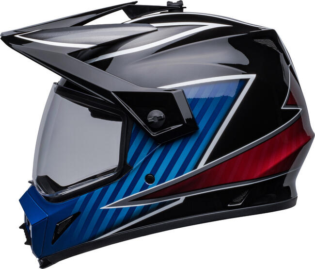 CASCO CROSS MX-9 ADVENTURE MIPS DALTON GLOSS BLACK BLUE  BELL   FuorigiriWeb 