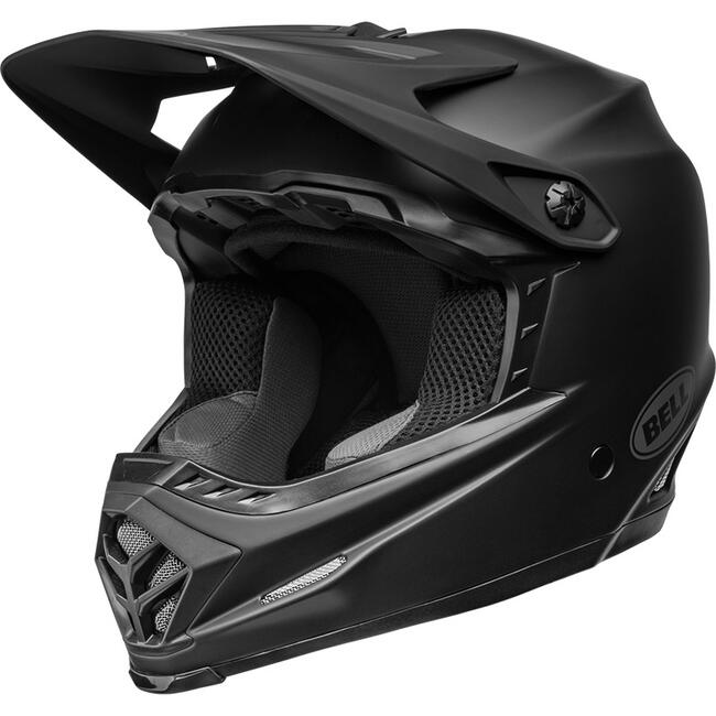 Casco Cross Moto-9 Youth Mips Matte Black Bell