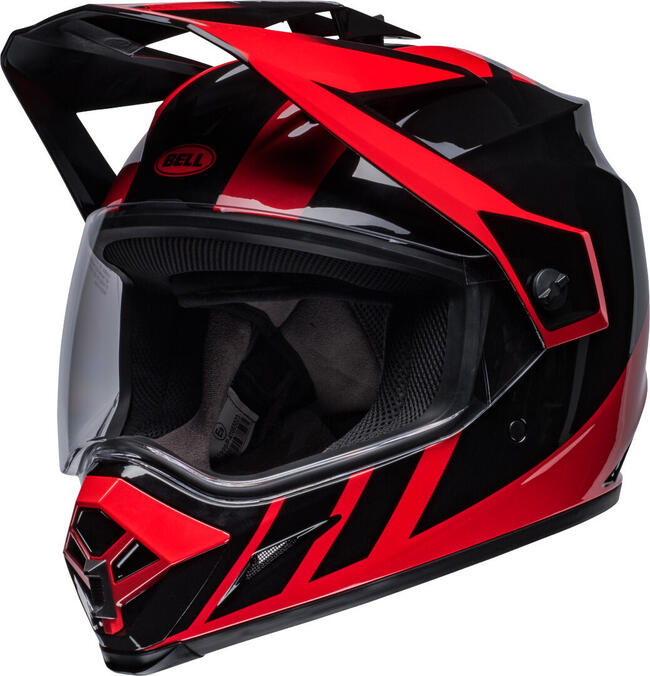 CASCO CROSS MX-9 ADVENTURE MIPS DASH GLOSS BLACK RED BELL   FuorigiriWeb 