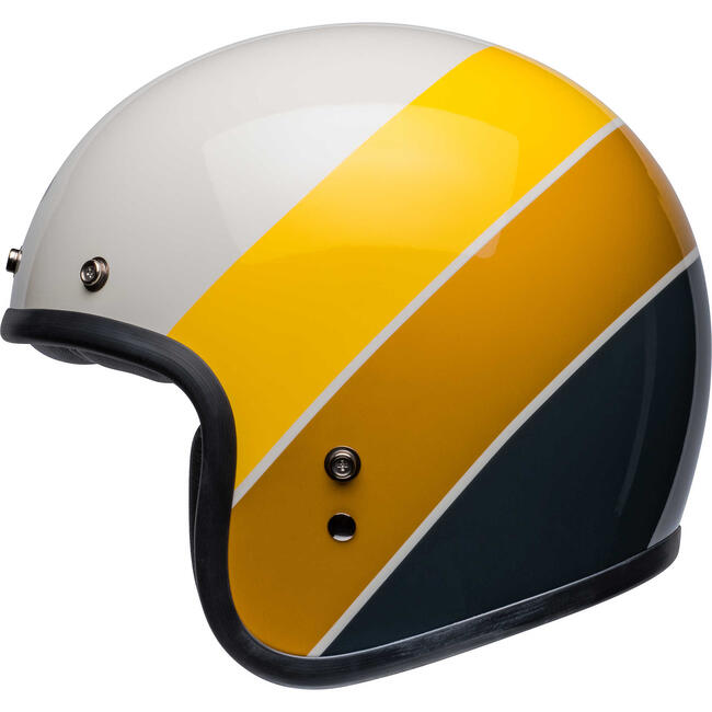 Casco Jet Custom 500 Riff Gloss Sand Yellow Bell