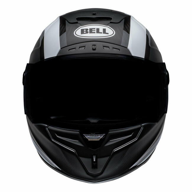 Casco Race Star Flex Dlx Tntrm2 Matte Gloss Black White Bell